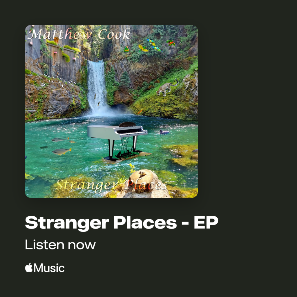 Album Cover for Stranfer Places EP and link to Apple Music